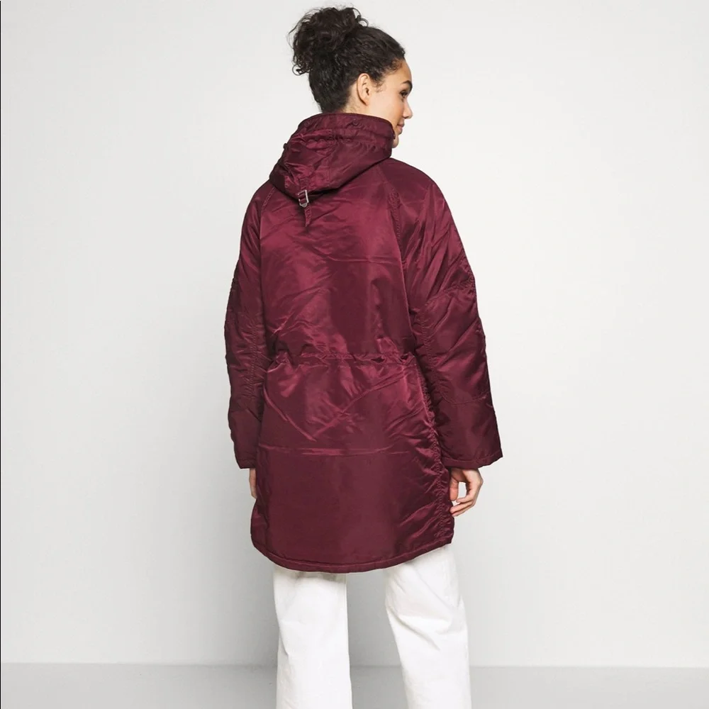 NWT!! American Eagle Maroon Winter Coat! - Picture 7 of 9